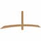 Ekena Millwork Bellingham Timber Gable Bracket, Western Red Cedar, 96"W x 28"H x 1 1/2"D x 3 1/2"F, 7/12 Pitch GBW096X28X0204BEL00SWR - alternate 3